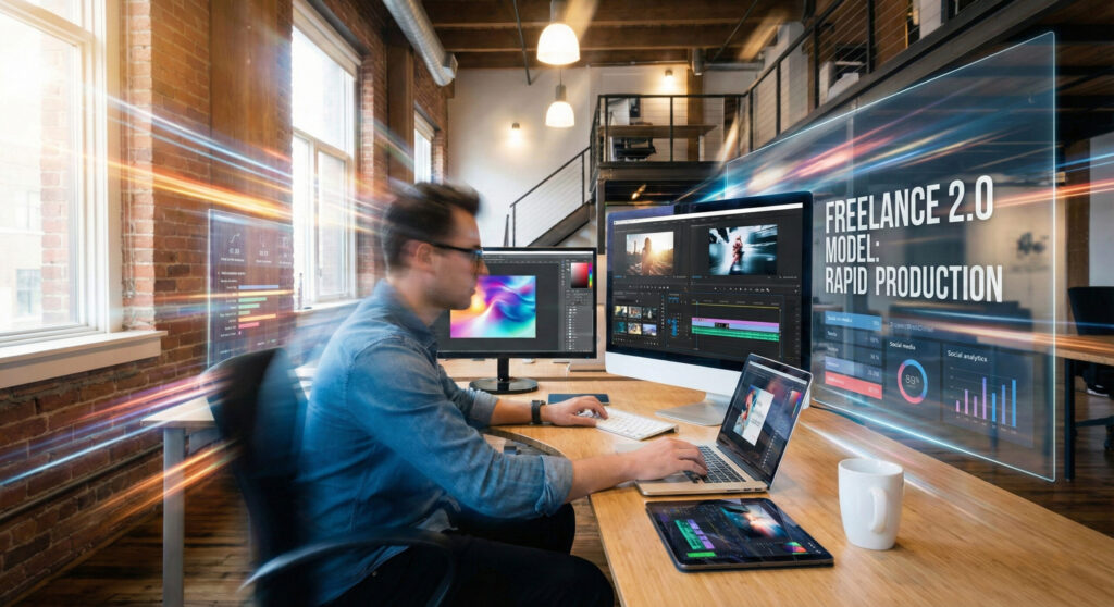 Sáng tạo nội dung tốc độ cao (Mô hình "Freelance 2.0")