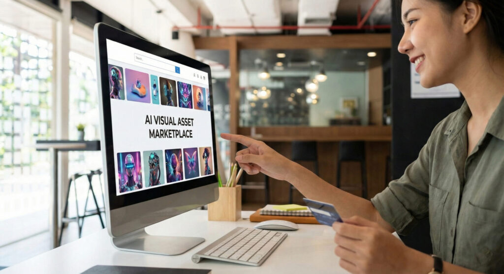 Bán tài sản hình ảnh do AI tạo ra